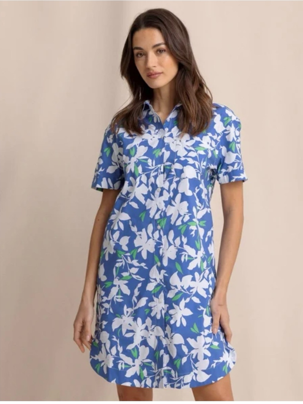 SOUTHERN TIDE WOMEN'S Blossom Bay button front dress size M NWT